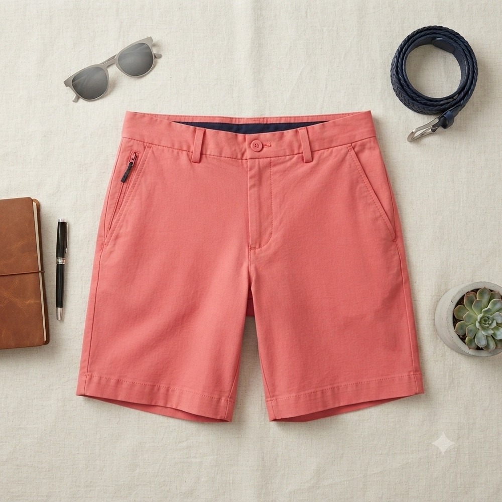Vineyard Vines On-The-Go Shorts Mens 28 Pink Stretch Performance Golf Preppy